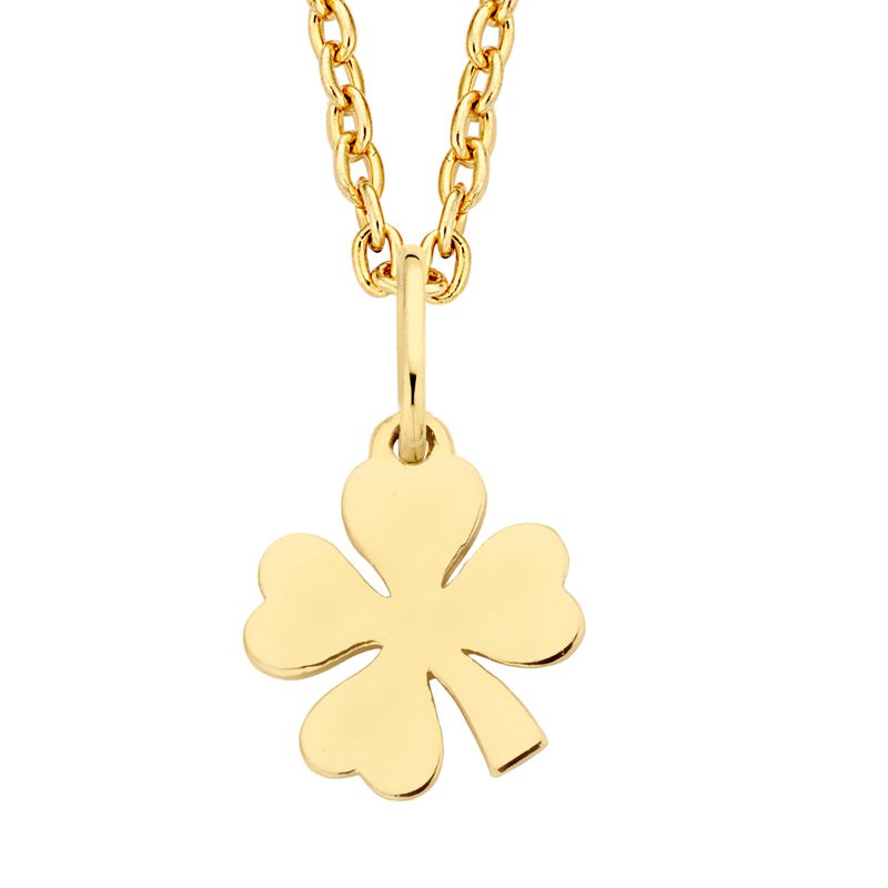 Necklace clover leaf gold 585/000