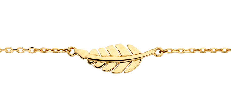 Bracelet Feather Gold 585/000
