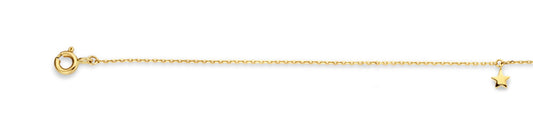 Bracelet star gold 585/000