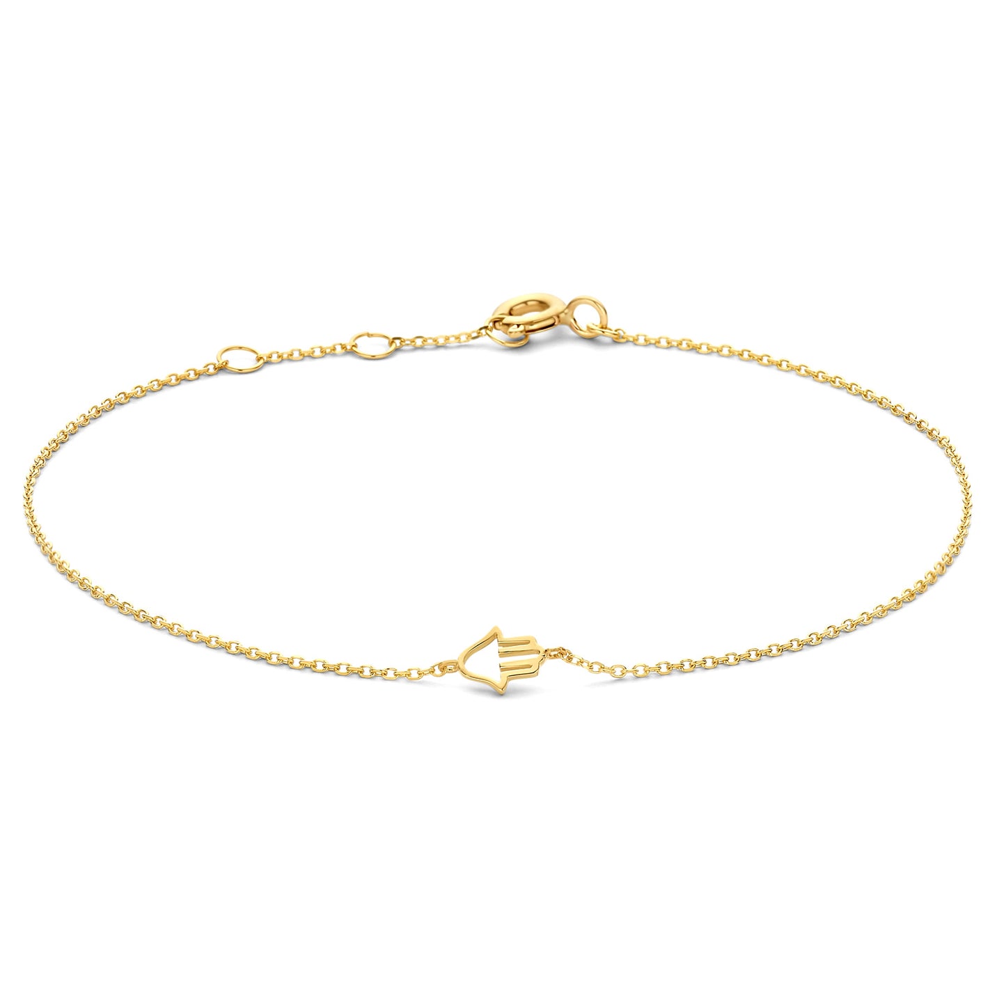 Bracelet with pendant hand gold 585/000