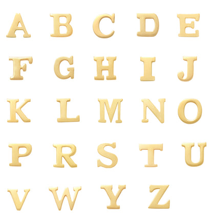 Stud earrings letter gold 585/000